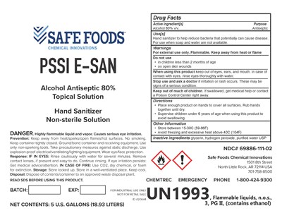 Pssi E-san 5 Gal (Pssi E San 5 Gal 3 15 23   Ndc)